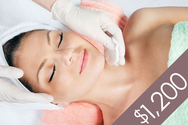 Denver Skin Care Clinic and Medical Spa $1200 Gift Certificate gc f1200 bg