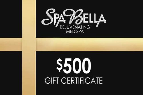 Spa Bella $500 Gift Certificate