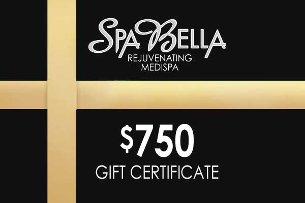Spa Bella $750 Gift Certificate