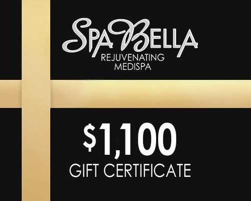 $1100 Spa Bella Gift Certificate