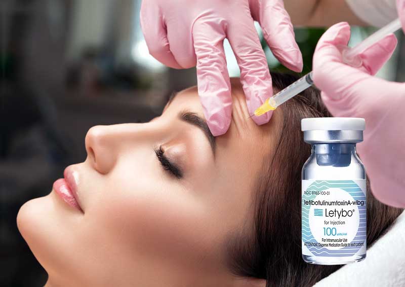 letybo-injection Pretty woman getting a Dysport injection